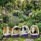 Preview: Bezaubernder Hund im Korb - 4er Set Mops